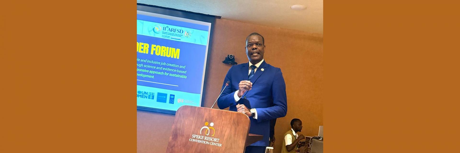Remarks by Aboubakri Diaw at the Gender Forum Pre-event to the Eleventh Session of the Africa Regional Forum on Sustainable Development (ARFSD-11)